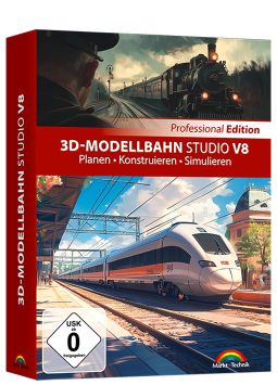 3D-Modellbahn Studio V8 Professional